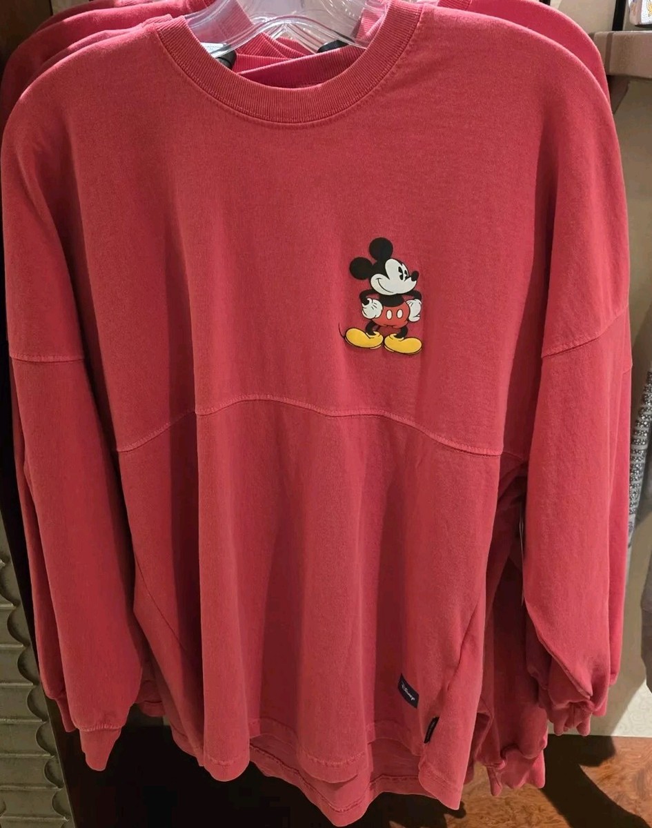NWT!! Disney Parks Classic Red Mickey Mouse Spirit Jersey