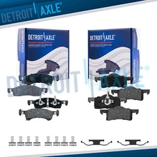 Front & Rear Ceramic Brake Pads w/Clips for 2003 2004-2006 Expedition Navigator