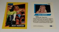 1991 WCW #101 Ricky Morton Yellow Border Impel Wrestling Trading Card WWE #
