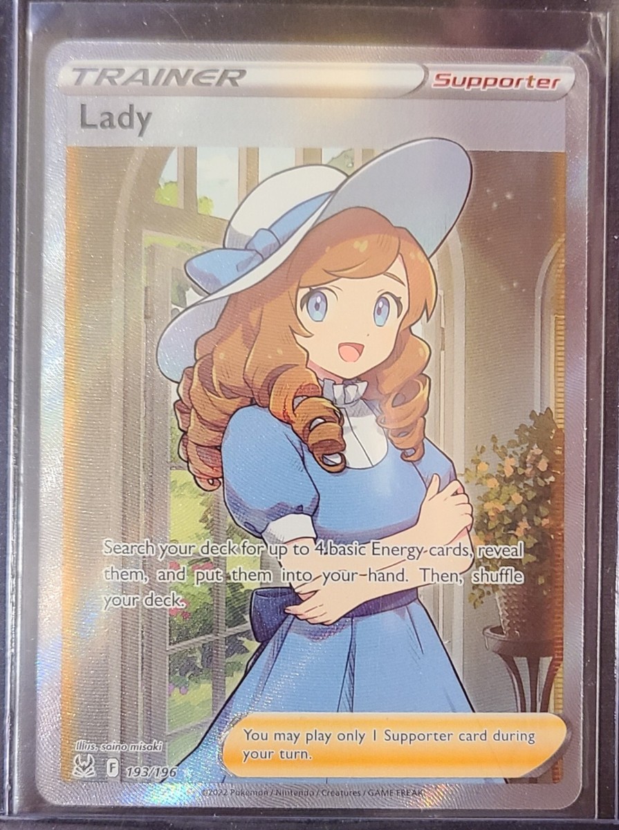 lady pokemon card full art Parasol Lady 238/182 Pokémon Extended PSA Artwork Protective Card Display  Case main image 0