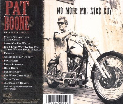 PAT BOONE - IN A METAL MOOD: NO MORE MR. NICE GUY NEW CD