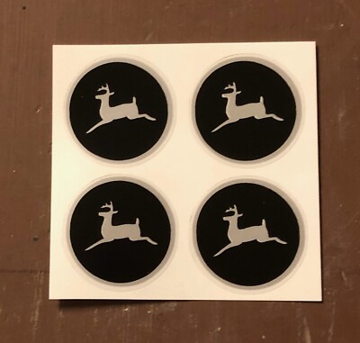 Steering Wheel Decal for John Deere Pedal Tractors, Set of 4
