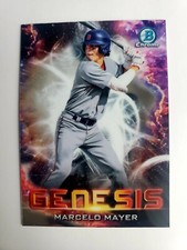 2021 Bowman Draft Chrome Marcelo Mayer RC Genesis Insert Red Sox #4 Pick GNS-4