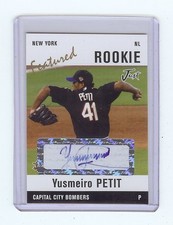 YUSMEIRO PETIT San Francisco Giants 2004 Just Featured Certified AUTOGRAPH RC