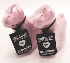 2 VICTORIA'S SECRET "PINK" DOG ISLAND SUGARCANE BATH BOMB FIZZY 4.6oz NEW