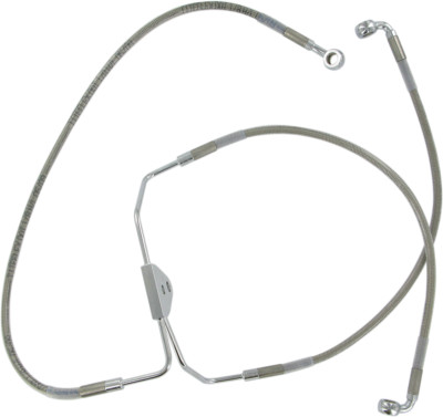 Drag Specialties Front Brake Line Kit STD Length Stainless for 08-13 Harley FL