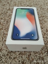 Apple iPhone X 64GB Silver BOX ONLY MQAG2TA/A - Purchased in Taiwan