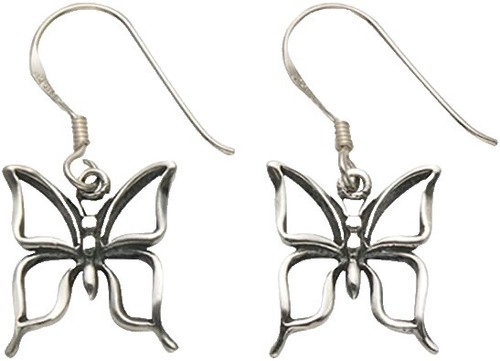 Vtg Zuni Fetish Heishi Earrings Carved Animals Sterling Silver