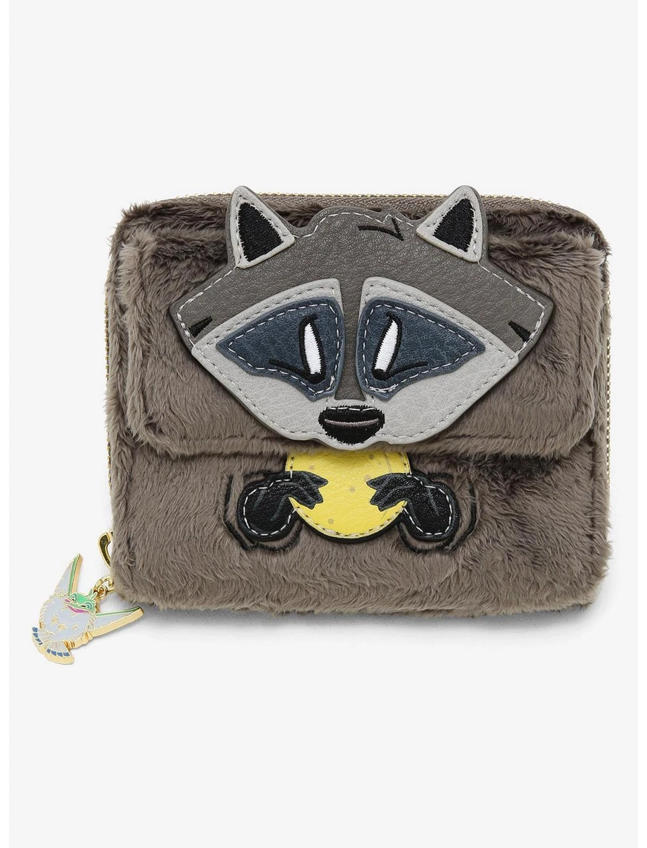 Loungefly Disney Pocahontas Meeko Fuzzy Biscuit Zip Wallet eBay