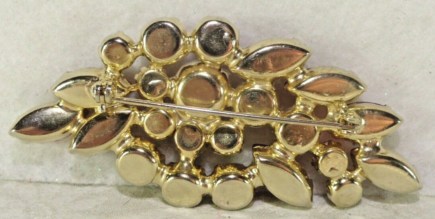 VTG GORGEOUS UNSIGNED WEISS RUBY RED~FUSCHIA PINK… - image 5