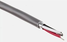 Cable, 0.22 mm², 7/0.2mm, 3 Cores, 24 AWG, Screened Shield, £2.15 per metre