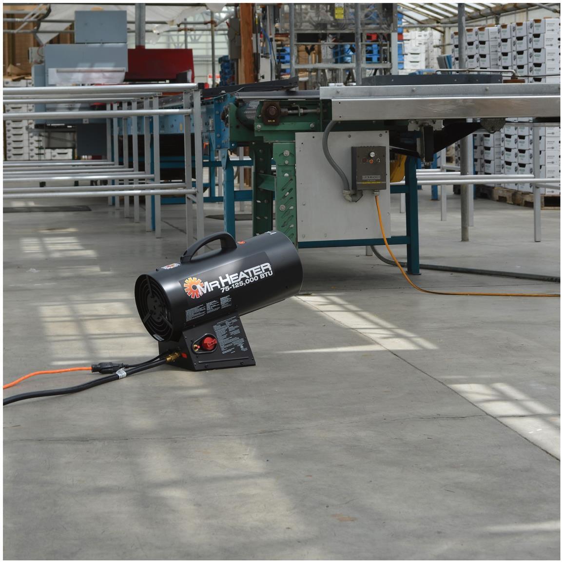 Mr. Heater Forced Air Propane Heater 125,000 BTU Heats Up To 3,000 SQ. FT.  | eBay
