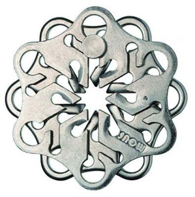 Hanayama Puzzle Huzzle Cast Snow Level 2 