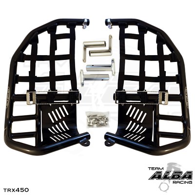 Alba Racing Nerf Bars Pro Peg Heel Guard TRX 450R 218 T7 BB | eBay