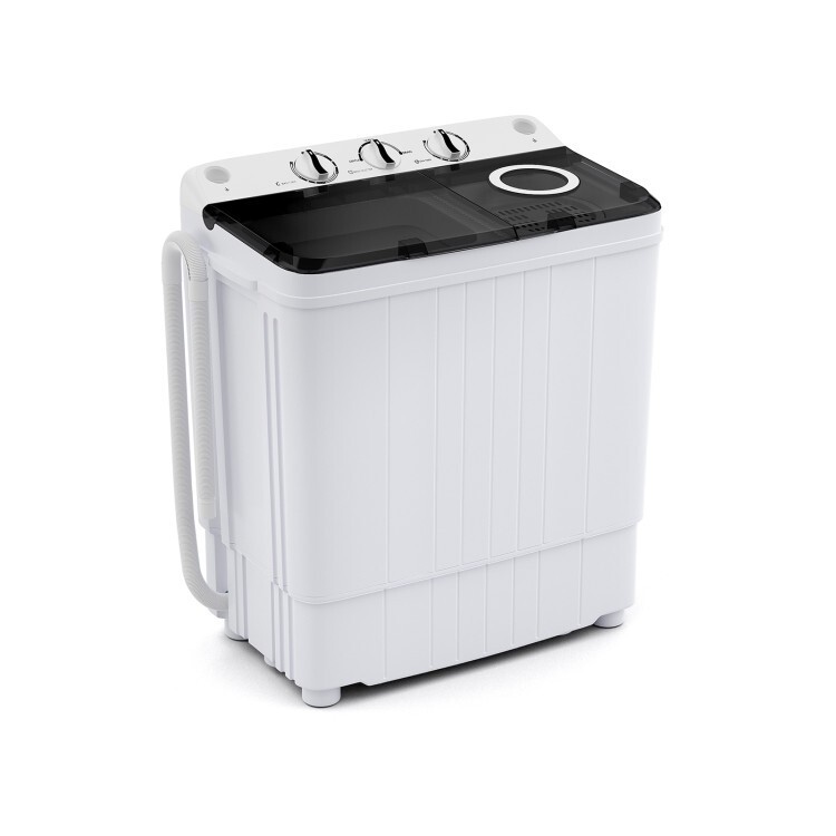user_d202c896ページ 17.6 lbs (11+6.6) Compact Portable Twin Tub Washing Machine, Built