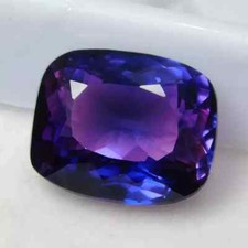 Tanzanite Rare Purple Cushion Cut EGL CERTIFIED 7-10 Ct Natural Loose Gemstone