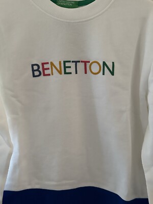UNITED COLORS OF BENETTON グリーン×ホワイト トップス UNITED COLORS OF BENETTON グリーン×ホワイト トップス