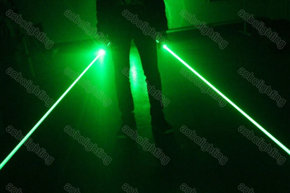 DJ disco laser light Handheld Rechargeable Lazer club Bar Green Beam dance laser - Image 3 of 4