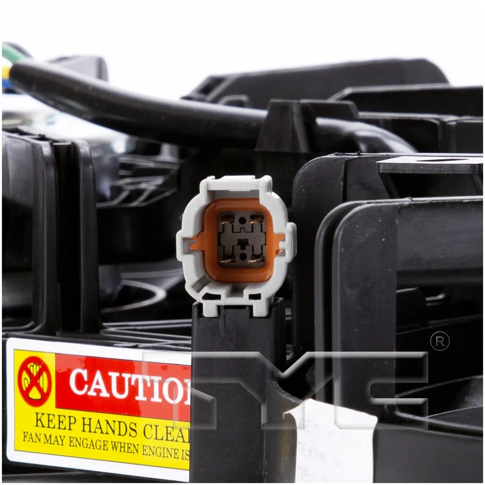 Conjunto de ventilador condensador y radiador doble TYC 621660 para Altima Máxima 07-16 Foto 3 de 4