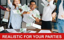 Dollar Bills And Coins Party Fake Bank Games "PLAY MONEY" KIDS CASH Paper