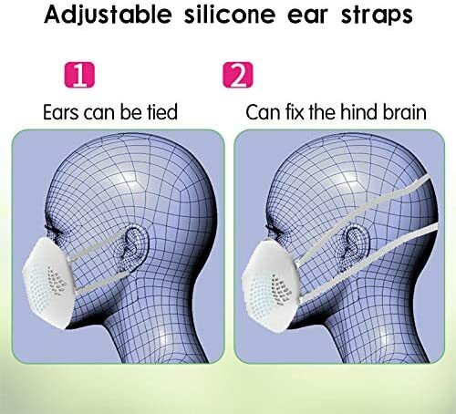 Silicone Safety Face Shields Mouth Anti Haze Dust - 2 filters - for GYM & Sports - Picture 8 of 17