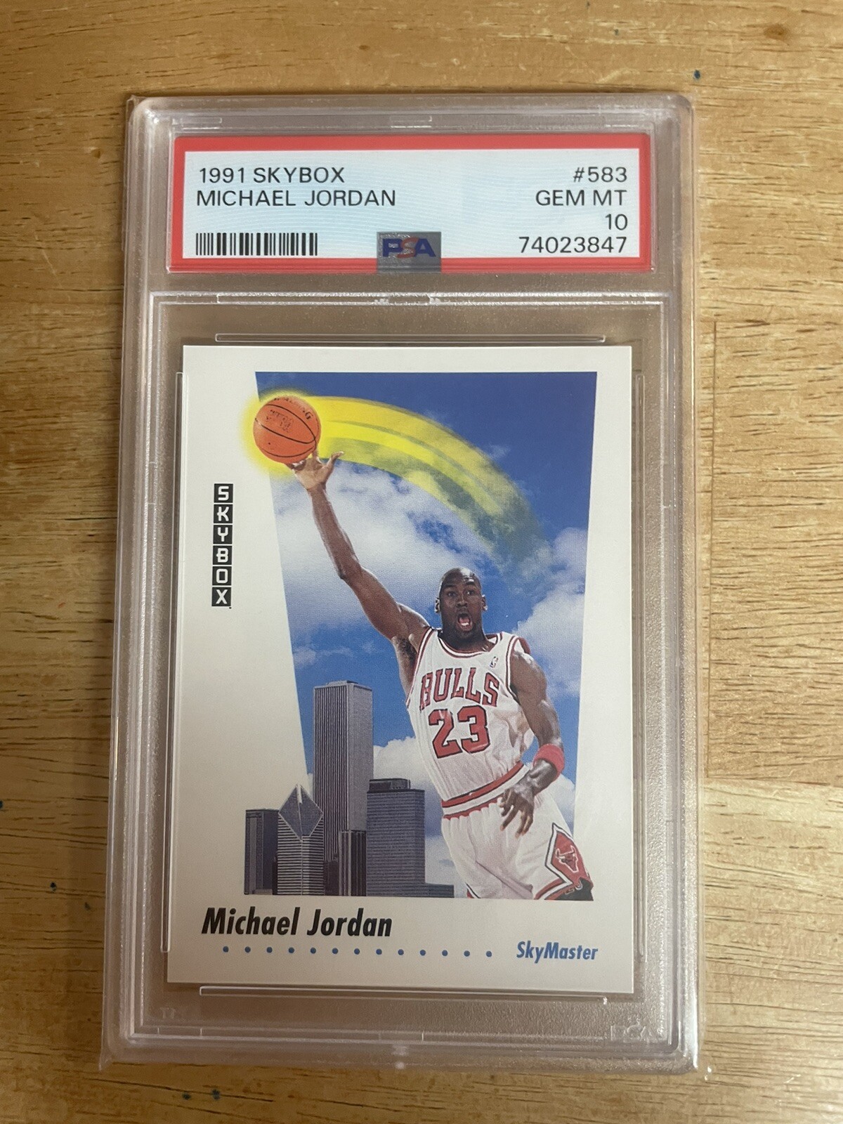 1991 Skybox Michael Jordan #583 PSA 10 Chicago Bulls HOF GOAT, Iconic 