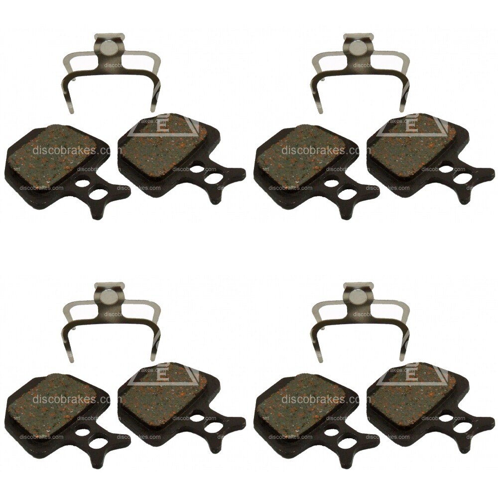 4 Pairs DiscoB Formula ORO Disc Brake Pads, K18 K24 Puro Bianco Made With Kevlar