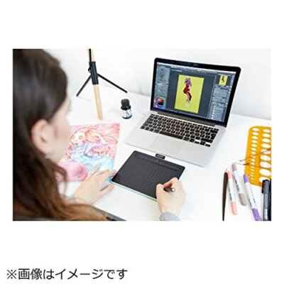 Wacom Intuos Small Ctl-4100wl/p0 Berry Pink Wireless 2018 Model