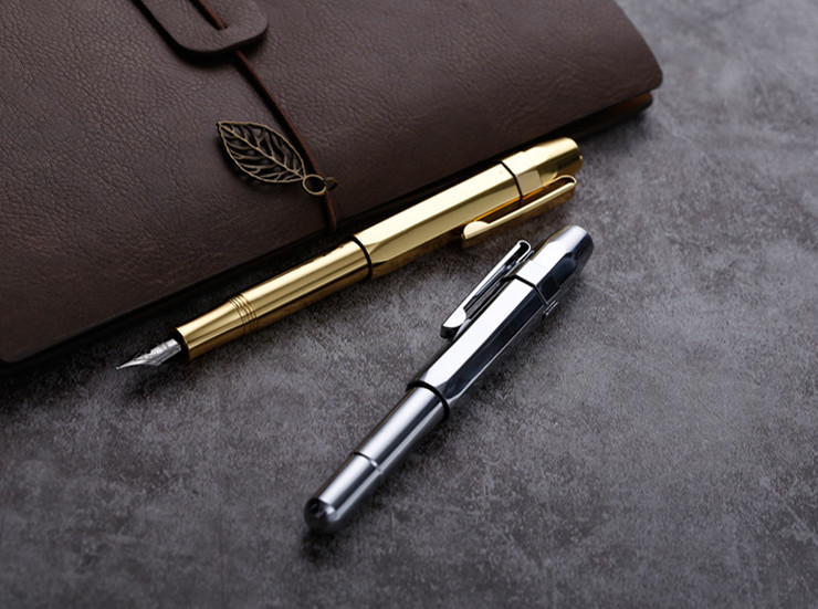 1PC. Brass Fountain Pen Pocket Fountain Pen Gift
