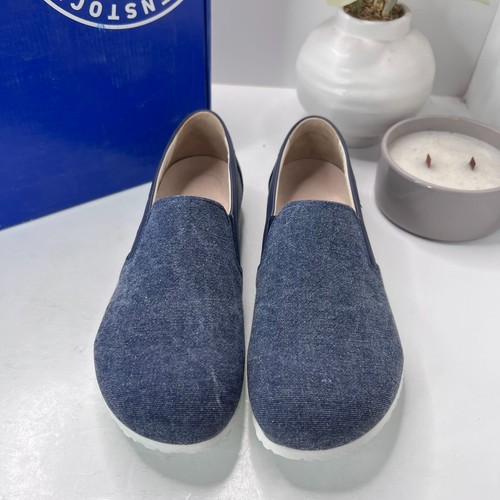 Birkenstock Jenks TX Sneaker Slip-on Shoes Regular Navy Men 8/Women 10 EU41 NWB - Picture 5 of 10
