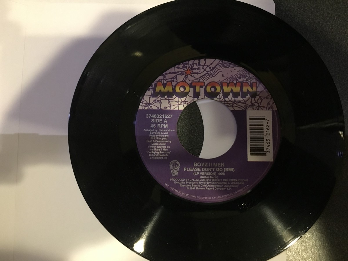 Boyz II Men - Please Don&rsquo;t Go / Uhh Ahh 45 Motown NM | eBay
