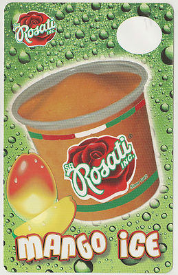 Rosati Mango Ice, Ice Cream Truck Decal/Sticker (Concession Stand Decal)