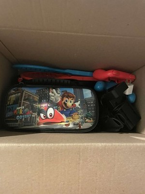Nintendo Switch Accessory Bundle Joysticks, Case, Charging Dock, Attachments