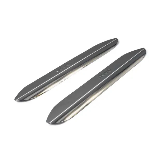 82214263AB Protector de umbral de puerta Jeep Renegade acero inoxidable (2015-2023) Mopar OEM Foto 4 de 4