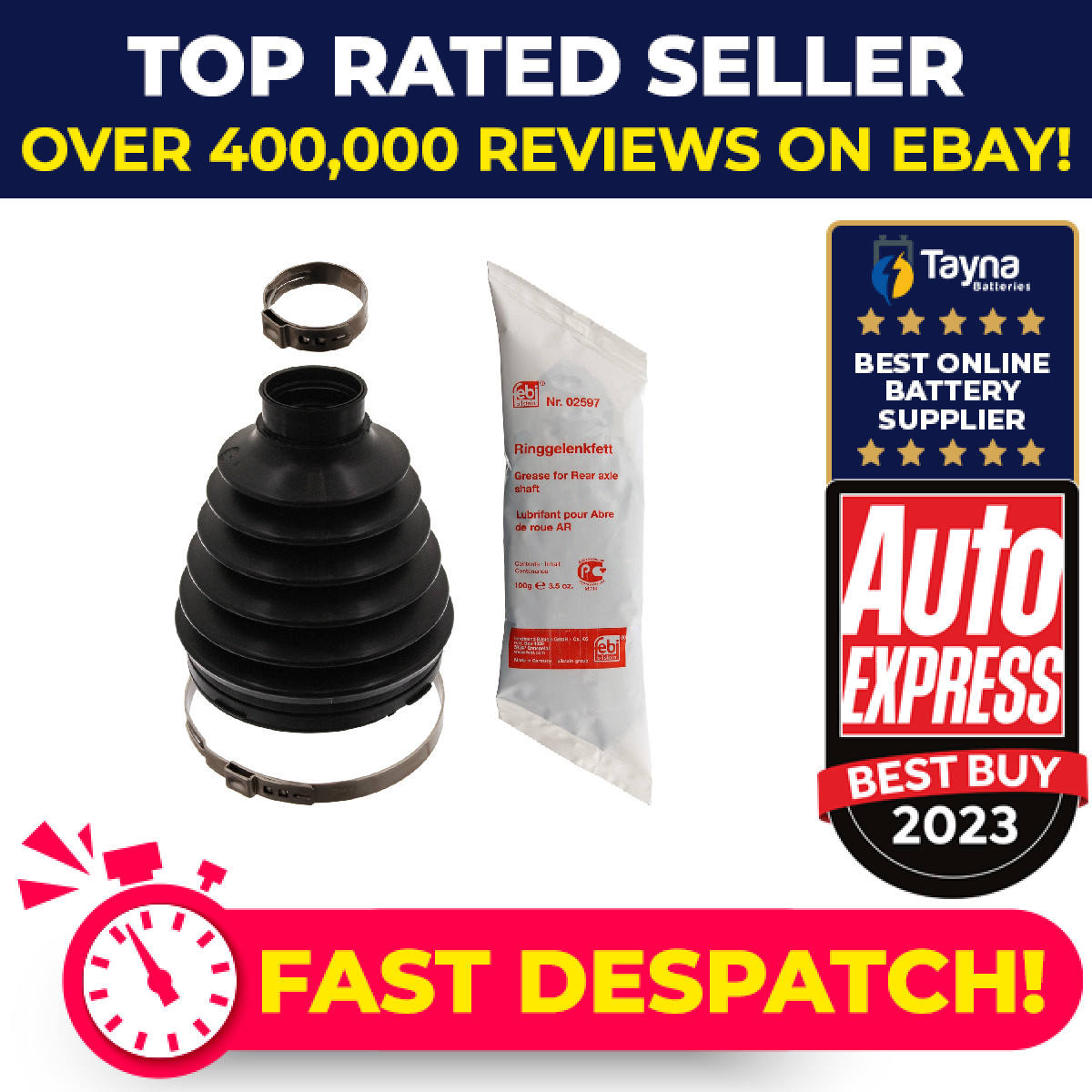 CV Joint Boot fits MERCEDES VIANO W639 2.2D 2003 on OM646.982 C.V. Driveshaft