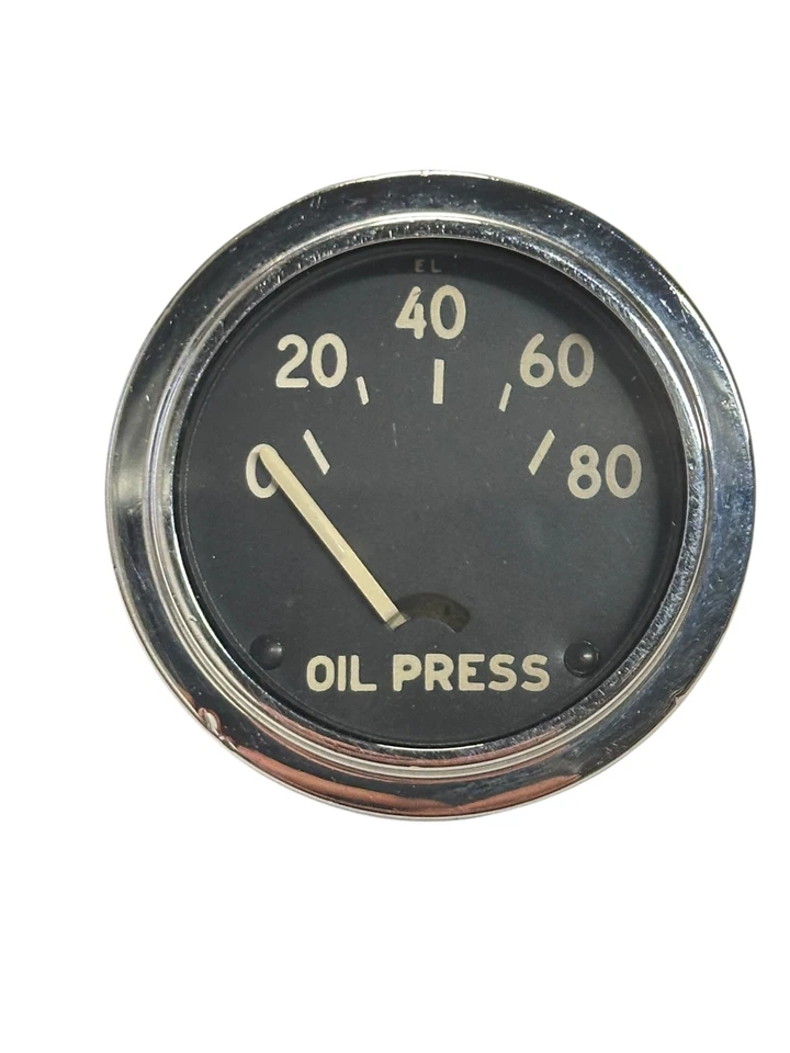 Vintage 1975 VDO Oil Pressure Gauge 0-80 PSI for Classic Porsche 911 VW BMW 2" - Image 2 of 4