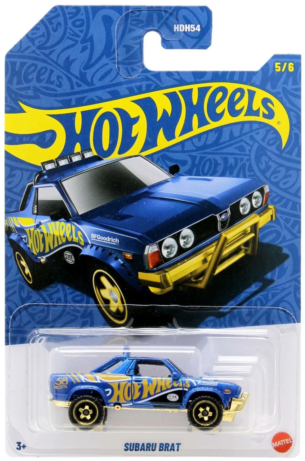 Hot Wheels - 2026 Pearl and Chrome 5/6 Subaru Brat (BBJKX85)