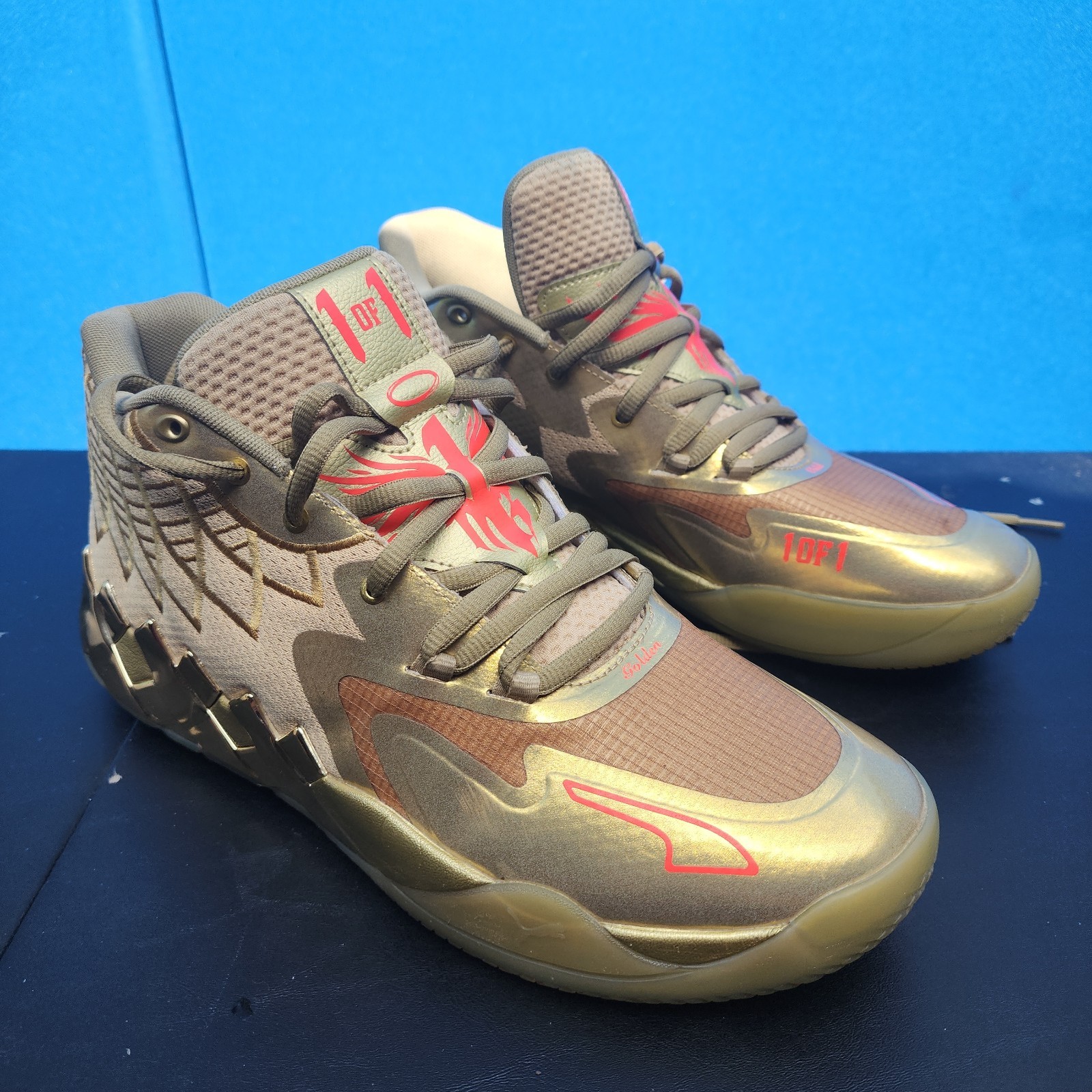 The Puma LaMelo Ball MB.01 Golden Child  Men’s Size 12