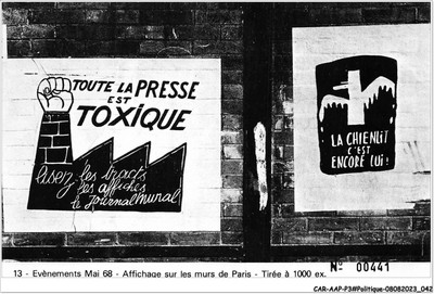 CAR AAPP3 0188 - Politik - Veranstaltungen Mai 68 - Toute La -beschwerer Est