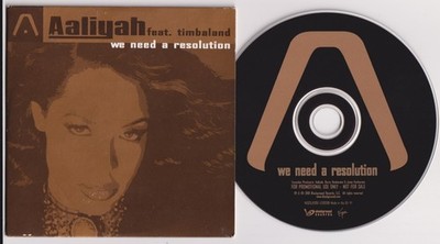 Aaliyah feat. Timbaland   We Need A Resolution - 4 Track Promo Maxi CD 2001