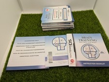 Dr. Kawashima Gehirntraining Nintendo DS Handbücher & Beilagen Bundle - PAL UKV