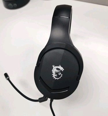 MSI Immerse GH20 Wired Gaming Headset PC Mac PS4 Xbox Black