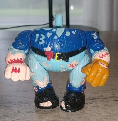 Vintage 1986 AmToy Madballs Head Popper Screamin  Meemie Body Unbroken Clip