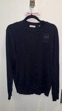 Sandro Paris Navy Wool Crewneck Sweater