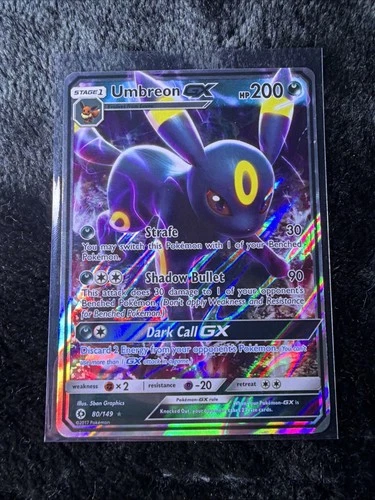 Pokémon TCG - Umbreon GX 80/149 - Sun & Moon Base