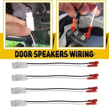 4x Speaker Wiring Harness Adapter Connector for 72-6514 Chrysler Dodge 2000-2008