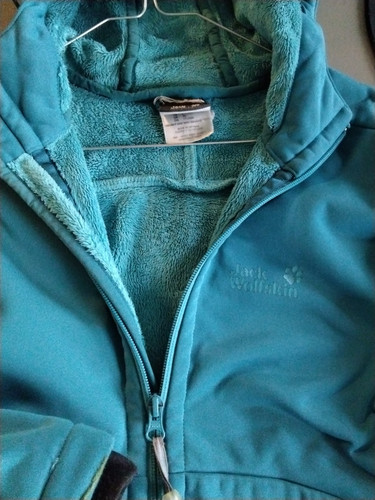 Top Softshelljacke JACK WOLFSKIN Outdoor Stormlock 38 40 42 L Türkis - Bild 16 von 19
