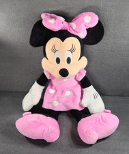 BIG Minnie Mouse Plush 25" Plush Mickey Mouse Clubhouse Pink Dress, Polka Dots