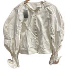 Womens Oh Hey Girl White Jacket Pit to Pit 17"