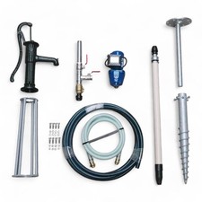 Brunnen spülen Set 10m mit Elektropumpe und Handpumpe